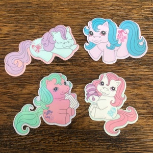 4 Pack Holographic Newborn Pony Sticker Pack~MLP inspired~