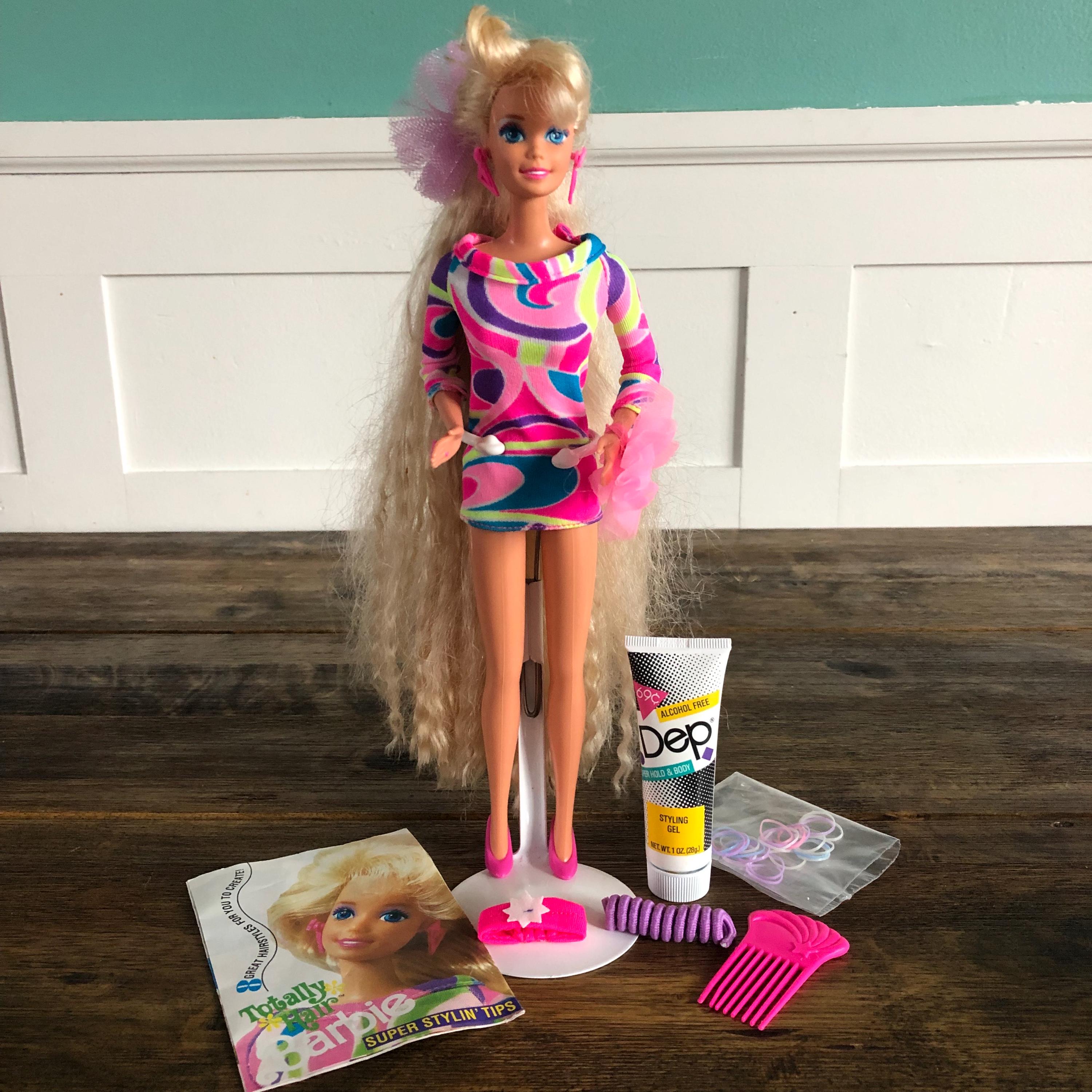 Totally Hair Barbie Dolls With Rainbow Hair 28 Inch Rainbow