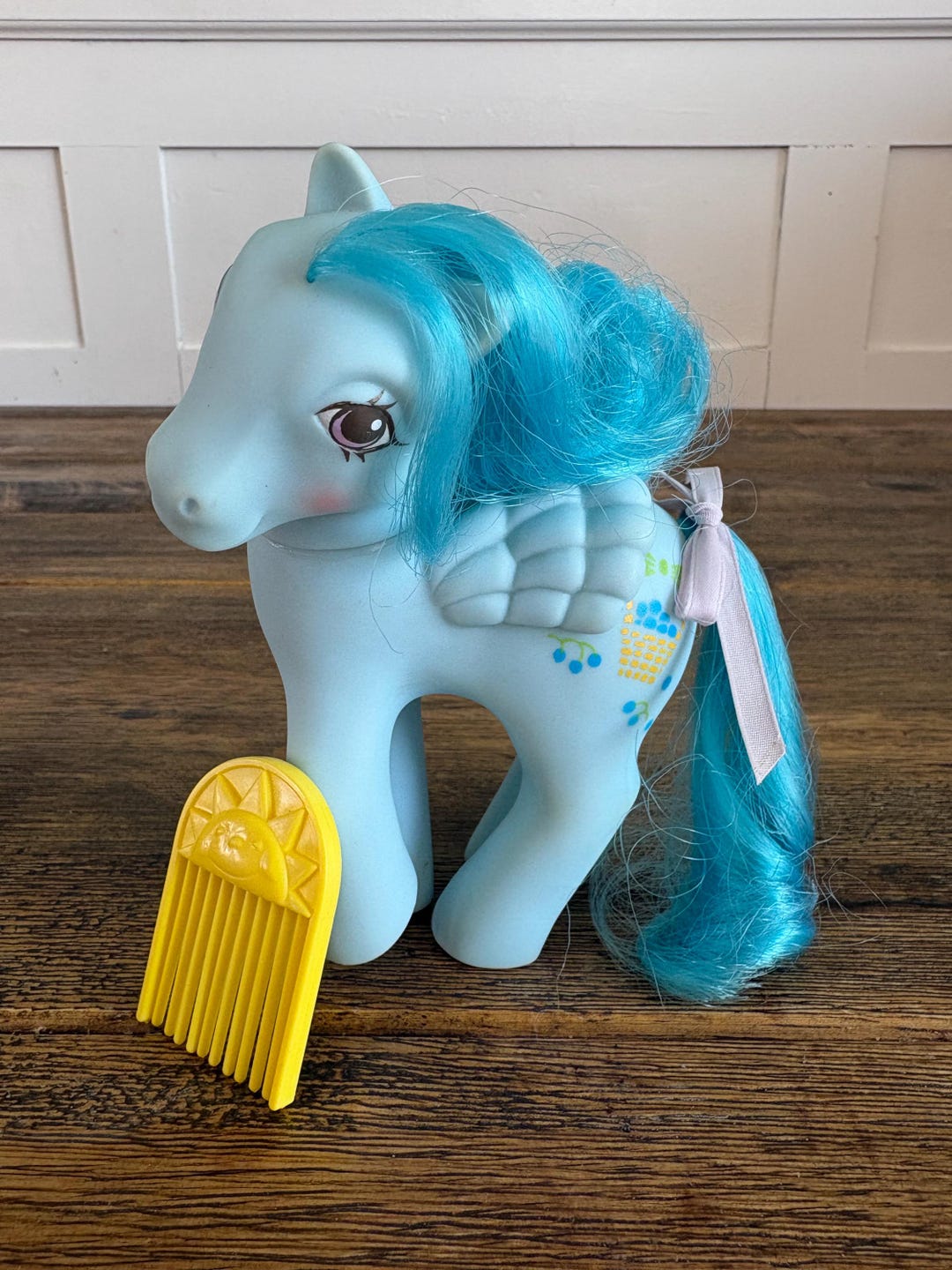 Mlp Using Comb G1 Vintage My Little Pony Sweetberry Ponies “blueberry Baskets ...