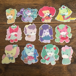Vintage Style Holographic My Little Pony Takara Inspired Stickers!