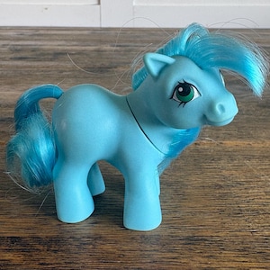 G1 Vintage My Little Pony Mail Order “Baby Ember” Blue Variant! *RARE-HTF*