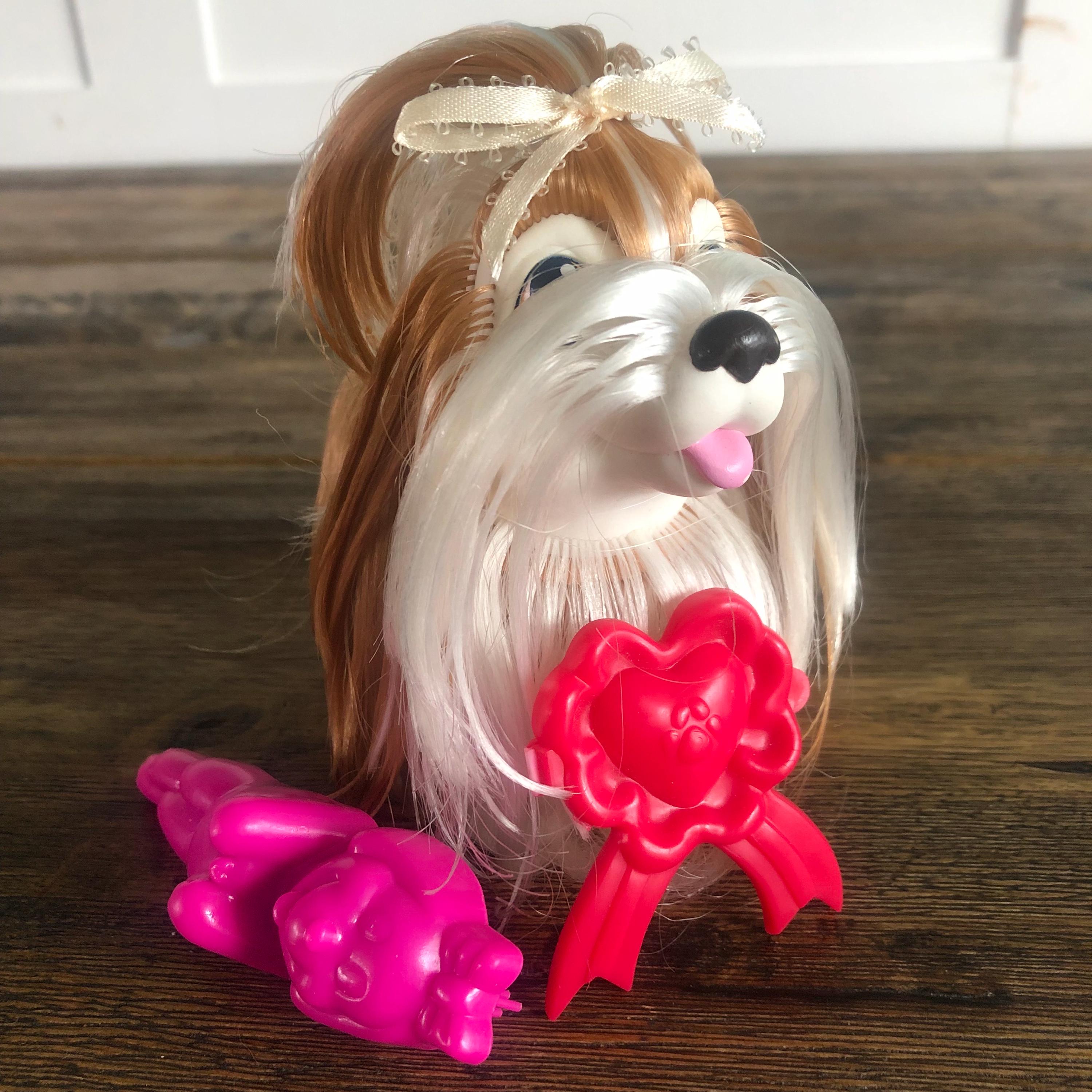 Vintage 80's Hasbro Sweetie Pups “bearded Collie” *COMPLETE-RARE