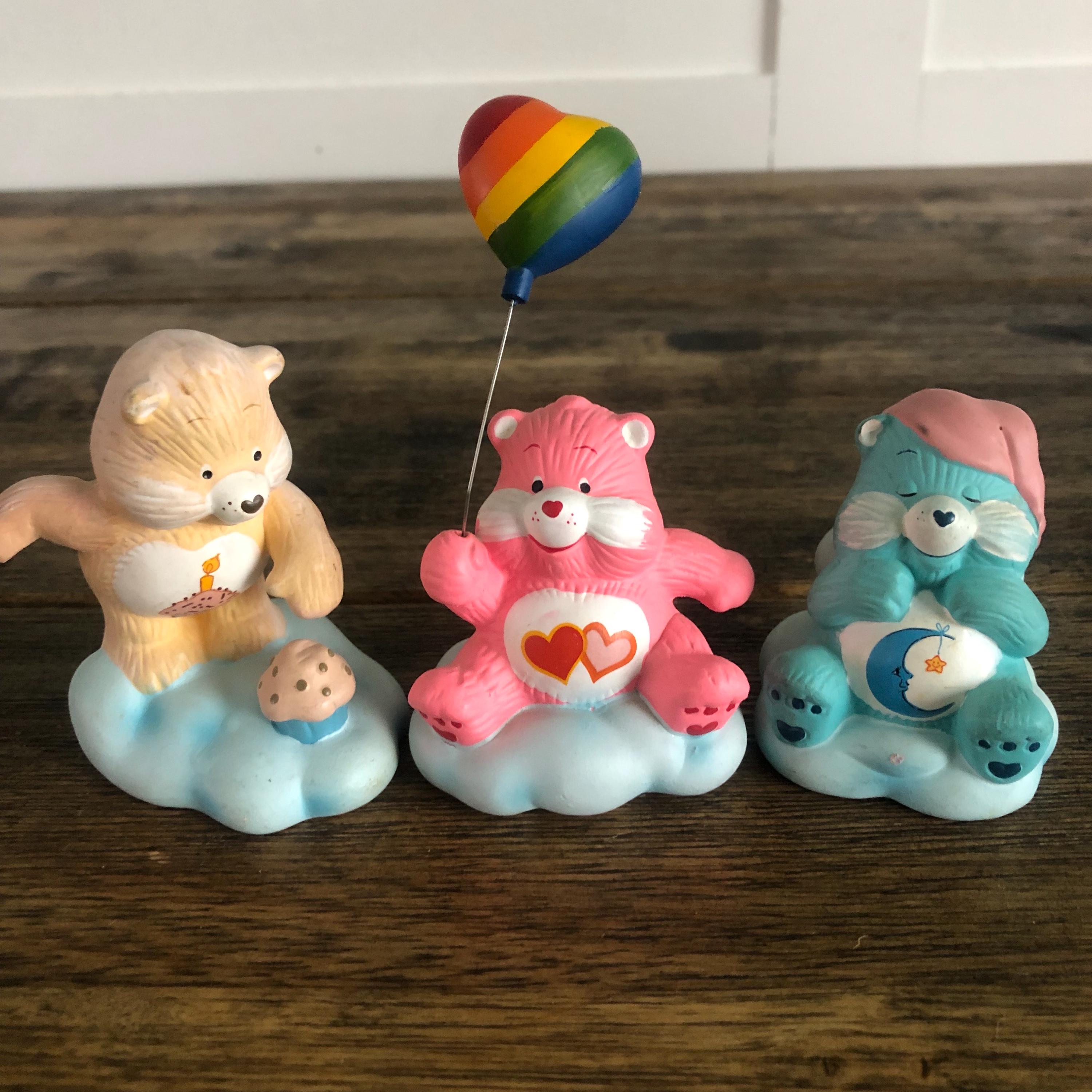 【雲】ケアベア☆80's 陶器フィギュア　5点セット ヴィンテージ品 ☆80s 90s Vintag Care Bears☆ | おもちゃ屋 KNot a TOY