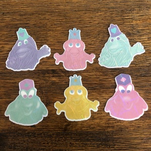 6 Pack Holographic Bushwoolie Pony Sticker Pack~MLP inspired~