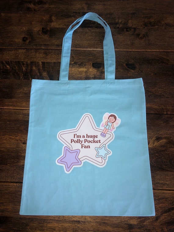 Hand Made Polly Pocket Inspired Canvas Tote Bag!