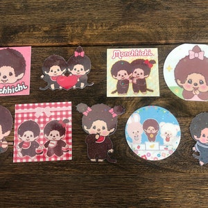 Naklejki holograficzne w stylu vintage inspirowane Monchhichi! *TY WYBIERASZ NR 1*