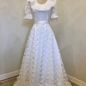 Vintage French wedding dress