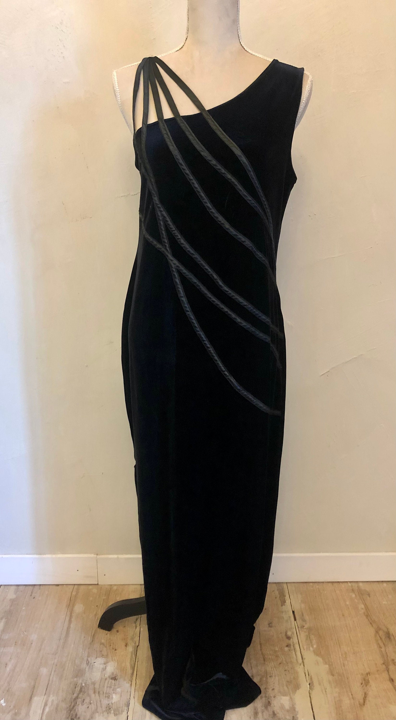 blue red dress & Appliqué Sheath Ruched Jersey Midi Dress US Size:20W Neckline_v-neck