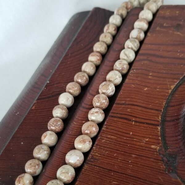 Earthtone Jasper Beads, 8mm Jasper Leopard, Jasper Beads, Organic Jasper