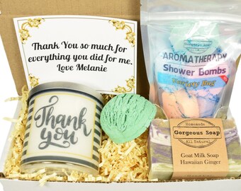 Custom Thank You Gift Box Ideas Appreciation For Co Workers Mentor Basket