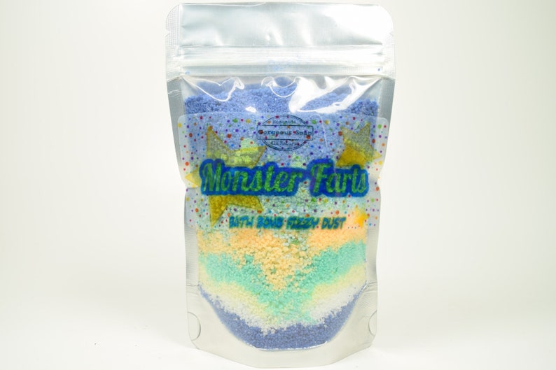 Small FAIRY DUST Bath Bomb Dust, Bath Bomb, Unicorn Dust, Pixie Dust, Bath Bomb Powder, Party Favor Gifts, Fizzy Dust, Monster Farts image 4