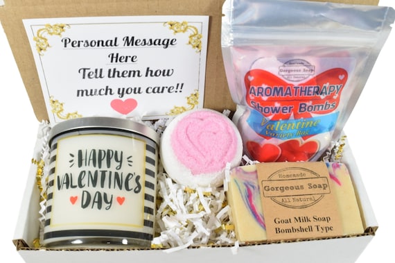 Custom Valentine Gift Box, Personalized Valentine Gifts