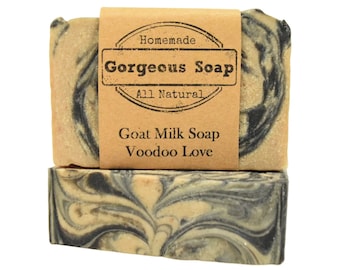 Voodoo Love Goat Milk Soap - All Natural Soap, Handmade Soap, Homemade Soap, Handcrafted Soap, Goat Milk Soap Bar Handmade, Soaps Bar