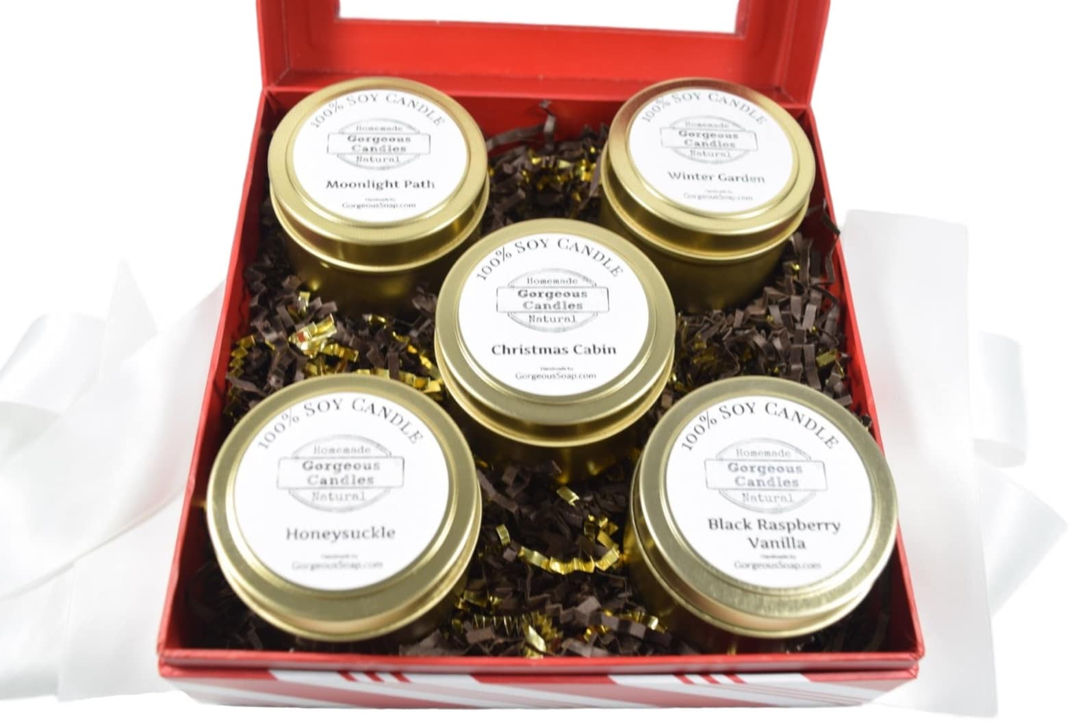 Gift Box Set Soy Candles Gift Basket Candle Sets Candle Gift Etsy
