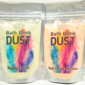 Bath Bomb Dust Bath Bomb, Bath Bomb Powder, Party Favor Gifts, Fizzy Dust, Bath Soak, Powdered Dust For Bath, Gift Ideas image 3