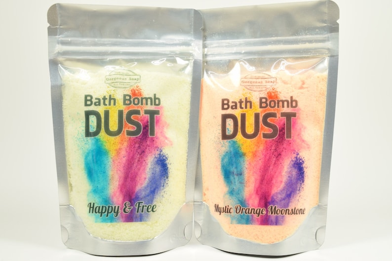 Bath Bomb Dust Bath Bomb, Bath Bomb Powder, Party Favor Gifts, Fizzy Dust, Bath Soak, Powdered Dust For Bath, Gift Ideas image 3