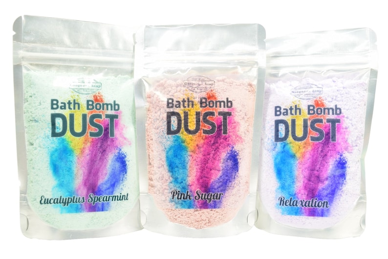 Bath Bomb Dust Bath Bomb, Bath Bomb Powder, Party Favor Gifts, Fizzy Dust, Bath Soak, Powdered Dust For Bath, Gift Ideas image 1