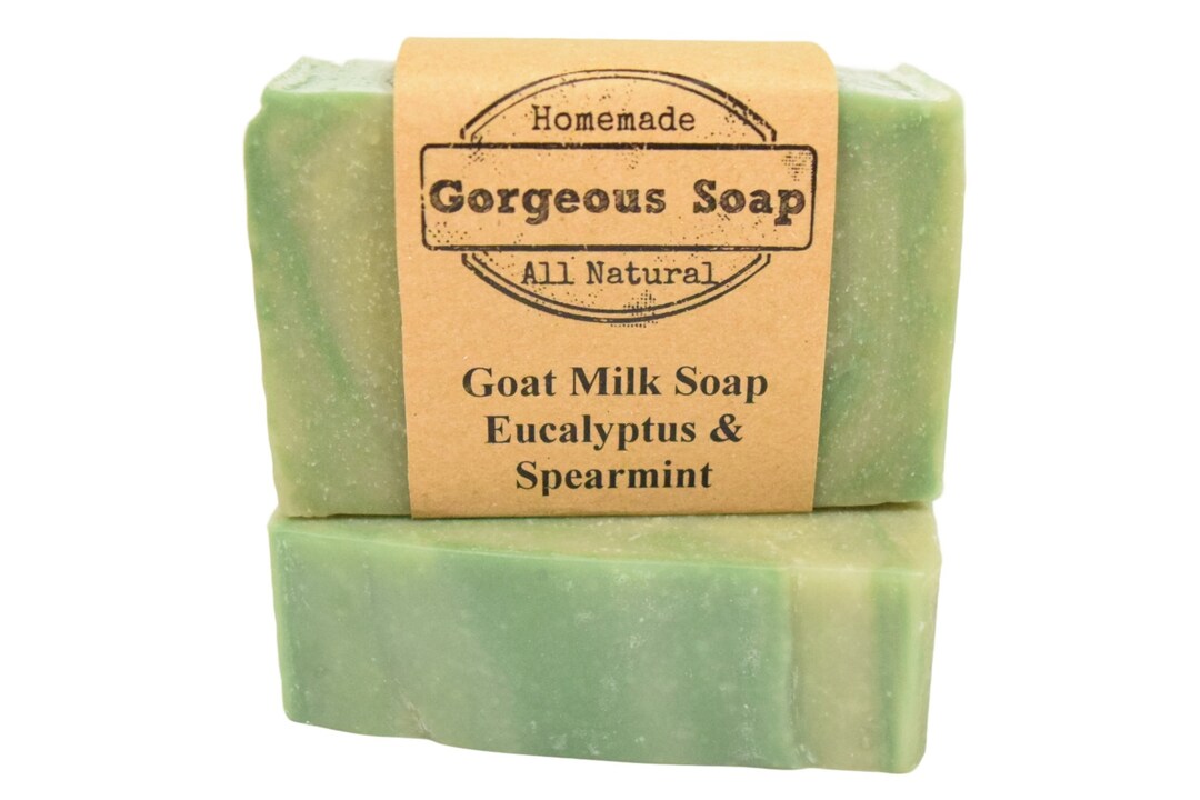 Eucalyptus & Spearmint Goat Milk Soap - Natural Soap, Handmade Soap ...