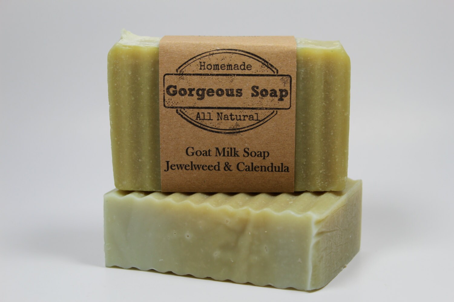 Jewelweed & Calendula Goat Milk Soap All Natural Soap Etsy