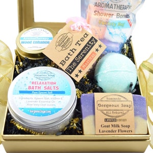 Spa Gift Box - Spa Gift Set for Mom, Spa Gift Basket for Women, Spa Gift Set Christmas, Spa Gift Set Birthday, Spa Gifts for Women, Spa Set