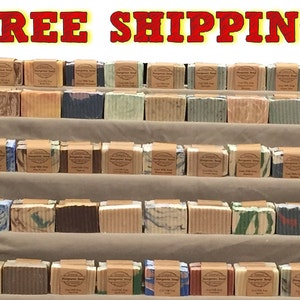 Pick 10 Handmade Soaps, Mix And Match Your Choice Of MANY Varieties And Get FREE shipping - All Natural Homemade & Handcrafted Soaps