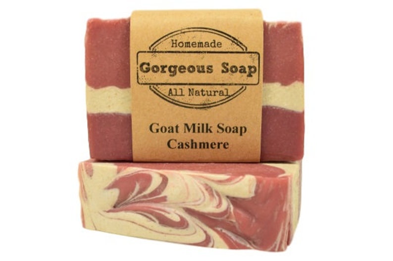 Cashmere Goat Milk Soap All Natural Soap, Handmade Soap, Homemade Soap, Handcrafted Soap, Goat Milk Soap Bar Handmade, Cashmere Soap Bar image 1