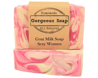 Sexy Woman Goat Milk Soap - All Natural Soap, Handmade Soap, Homemade Soap, Handcrafted Soap, Goat Milk Soap Bar, Soaps Bar, Soap For Women