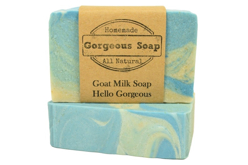 Hello Gorgeous Goat Milk Soap All Natural Soap, Handmade Soap, Homemade Soap, Handcrafted Soap, Goat Milk Soap Bar Handmade, Soaps Bar image 1