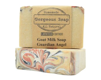 Guardian Angel Goat Milk Soap - All Natural Soap, Handmade Soap, Homemade Soap, Handcrafted Soap, Goat Milk Soap Bar Handmade, Soaps Bar