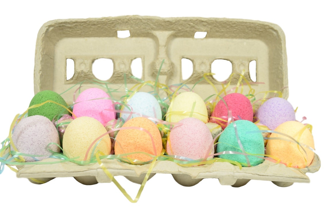 Easter Bath Bombs with Epsom Salts Natural Bath Bomb Eggs in image 1