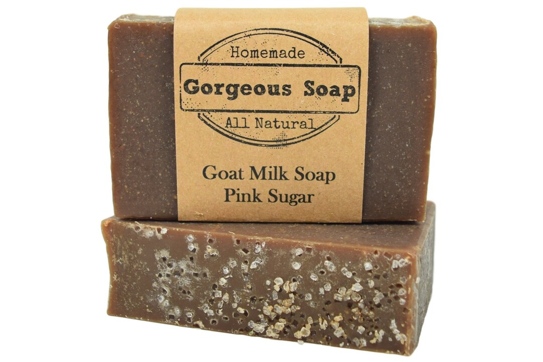 Pink Sugar Goat Milk Soap All Natural Soap, Handmade Soap, Homemade