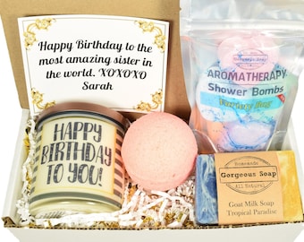 Custom Birthday Gift Box, Gift Ideas, Happy Birthday Gift Box, Happy Birthday Gift Basket, Birthday Gifts Ideas, Birthday Gifts For Her