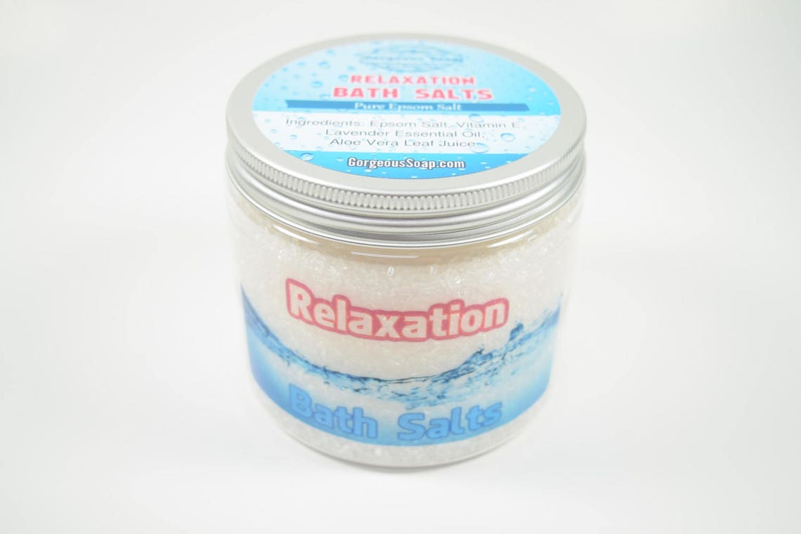 Relaxation Bath Salts Soak Bath Soaks Herbal Bath Salts in Etsy