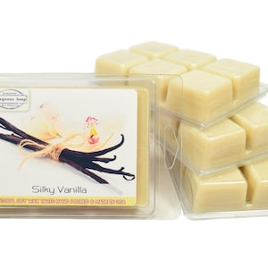 Silky Vanilla Wax Tarts - Scented Wax Melts, Soy Wax Tarts, Natural Wax Melts, Handmade Soy Wax Tart, Candle Melts, Scented Wax Tart Melts