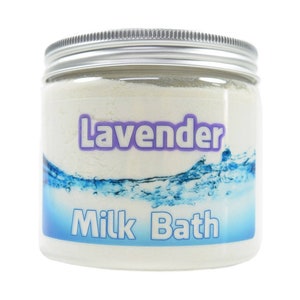 Lavender Milk Bath Soak - Sea Salts, Bath Soaks, Herbal Bath Salts, Sea Salt, Bath Salt, Natural Bath Milk, Bath Gifts Bath Favors Spa Gifts