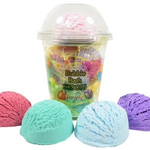 Bubble Bath Scoops, Bubble Bar, Ice Cream Scoops, Bubble Scoop, Gift Basket, Gift For Girl, Gift For Boy, Bubble Truffle, Mom Gift, Bubbles