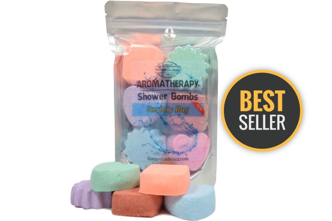 Aromatherapy Shower Bombs Natural Handmade Shower Steamers Etsy