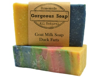 Duck Farts Goat Milk Soap - All Natural Soap, Handmade Soap, Homemade Soap, Handcrafted Soap, Goat Milk Soap Bar Handmade, Soaps Bar