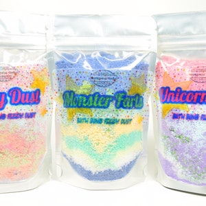 Small FAIRY DUST Bath Bomb Dust, Bath Bomb, Unicorn Dust, Pixie Dust, Bath Bomb Powder, Party Favor Gifts, Fizzy Dust, Monster Farts image 1