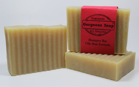 Oily Hair Shampoo Bar All Natural Shampoo Handmade Shampoo Etsy