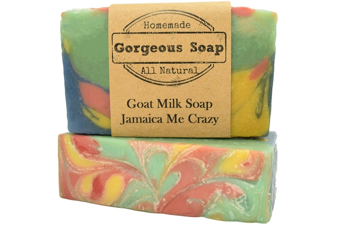 Jamaica Me Crazy Goat Milk Soap All Natural Soap, Handmade Soap, Homemade Soap, Handcrafted Soap