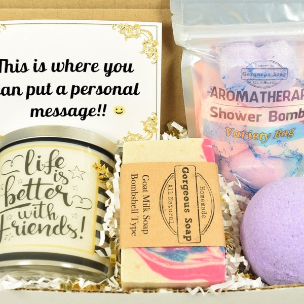 Custom Friend Gift Box, Personalized Friend Gifts, Personal Message, Custom Personalize, Custom Gift, Personalized Gift, Gift Box For Friend