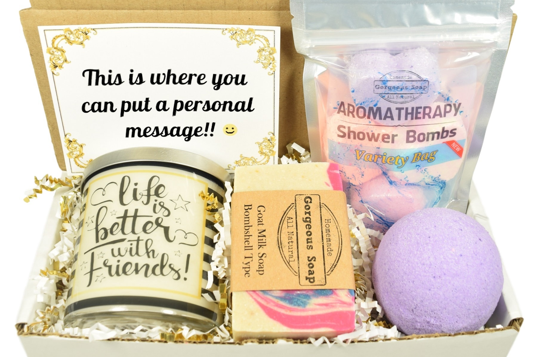 Custom Friend Gift Box Personalized Friend Gifts Personal Etsy