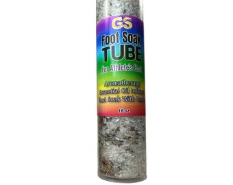 Foot Soak Tube - Essential Oil Infused Herbal Foot Soak Bath, Foot Soaks, Scented Foot Salt, Epsom Salt Soak