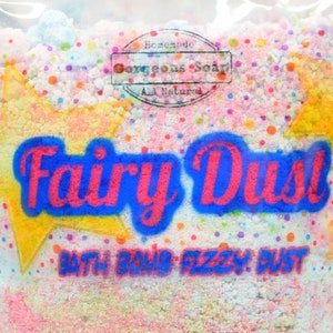 Small FAIRY DUST Bath Bomb Dust, Bath Bomb, Unicorn Dust, Pixie Dust, Bath Bomb Powder, Party Favor Gifts, Fizzy Dust, Monster Farts image 6