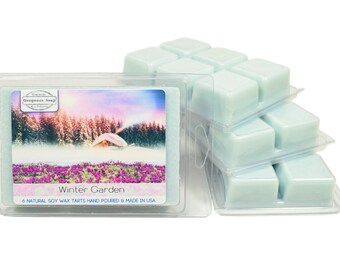 Winter Garden Wax Tarts - Scented Wax Melts, Soy Wax Tarts, Natural Wax Melts, Handmade Soy Wax Tart, Candle Melts, Scented Wax Tart Melts