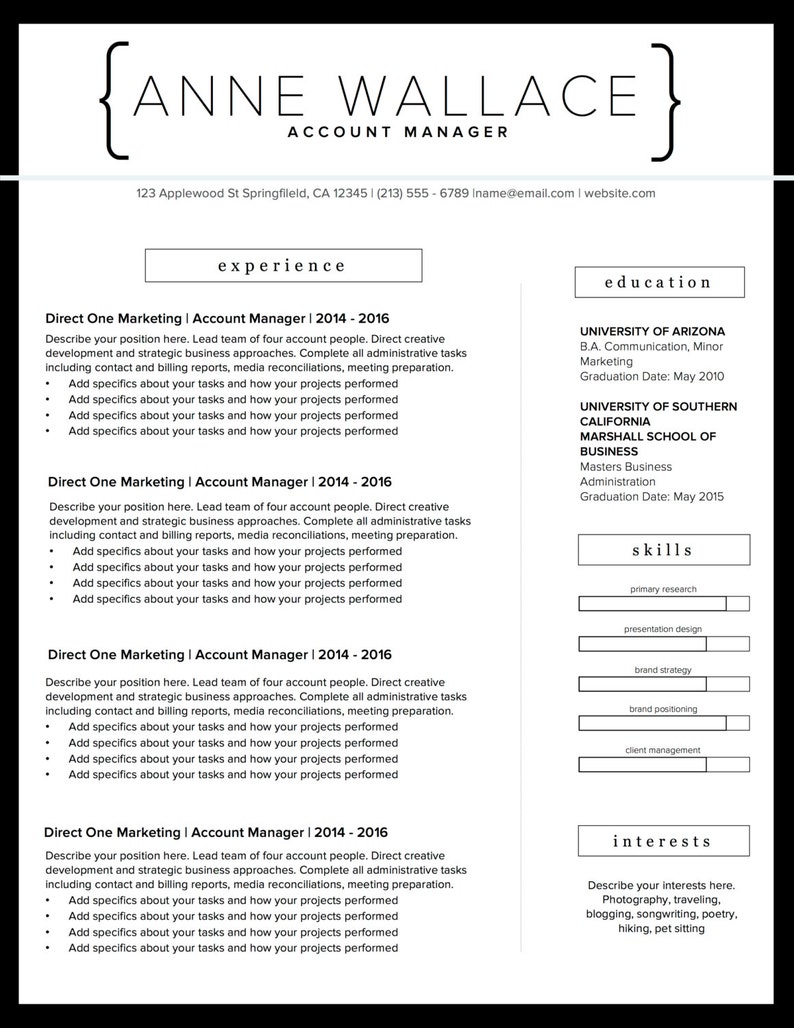 Resume Template | the 