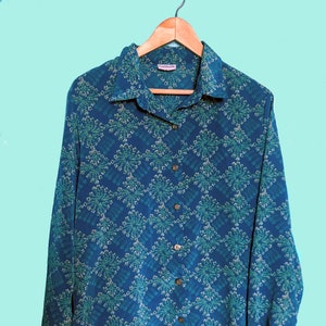 Vintage Floral Blouse