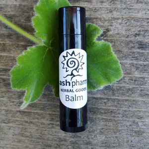 Beauty BALM made with Calendula, Chamomile, Plantain, Comfrey infused Olive Oil and pure local Beeswax, plus Rose Geranium Essential Oil image 1