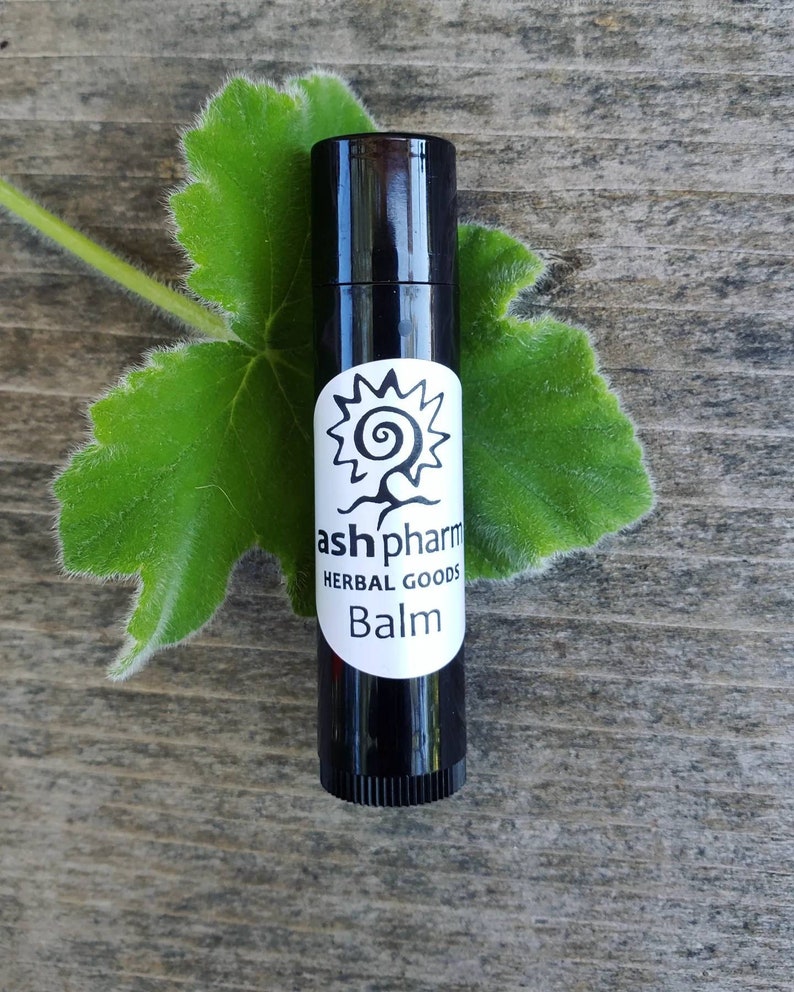 Beauty BALM made with Calendula, Chamomile, Plantain, Comfrey infused Olive Oil and pure local Beeswax, plus Rose Geranium Essential Oil image 1